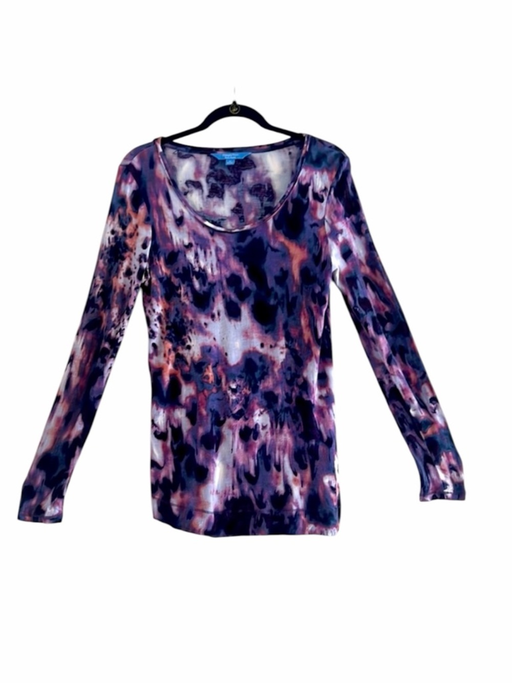 Simply Vera Cosmic Color Pattered Top Size M